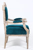 Nihik Wooden Upholstered Arm Chair
