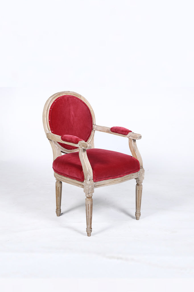 Lorim Wooden Upholstered Arm Chair
