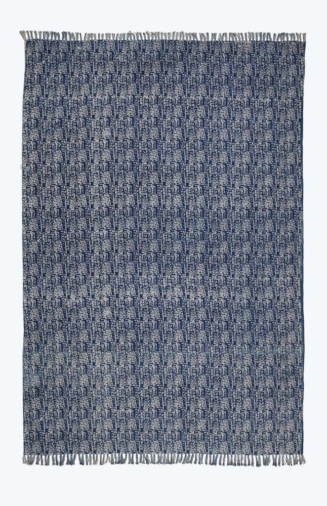 Kimaya Cotton Printed Rug