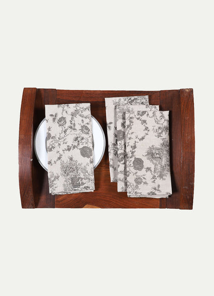 Dovel Cotton Print Napkin