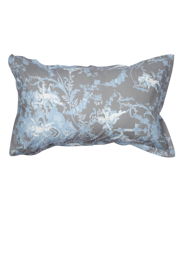 Princess Blue Jar Pillow Cover Set of 2 Pcs
