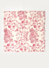 Ivory Red Print Napkin ( Set of 4 Pcs)
