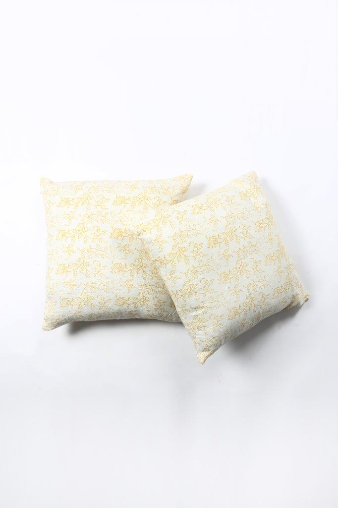Vimeis Linen Cushion Cover- Set of 2 Pcs