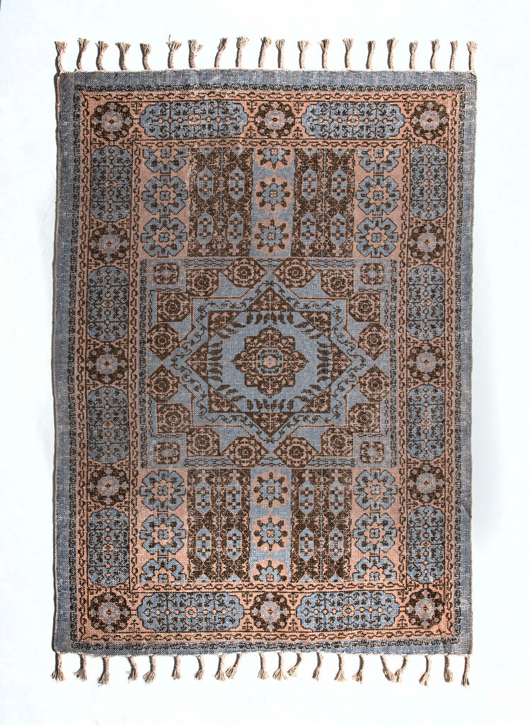 Nikhel Cotton Printed Rug