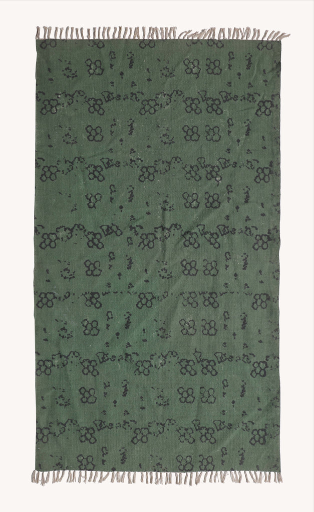 Amitabh Cotton Printed Rug