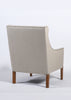 Ishan Wooden Upholstered Arm Chair